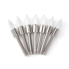Dental Polishing Prophy Prophylaxis Brush Nylon RA Latch Type Bristle Flat/Taper