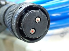 ITT CANNON FIBER OPTIC CABLE, 5PCS E09400005
