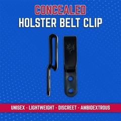 DeSantis 2 Medium C-Clips 2 Hole – Discreet Carry Gun Holster Belt Clip, Tuck…