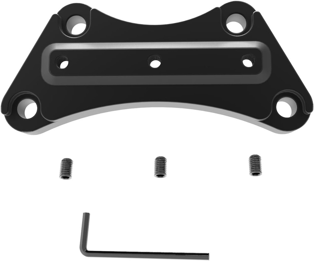 1 Inch 25mm Ape Hanger Handlebar Anti-Slip Top Riser Clamps 1997-UP Harley