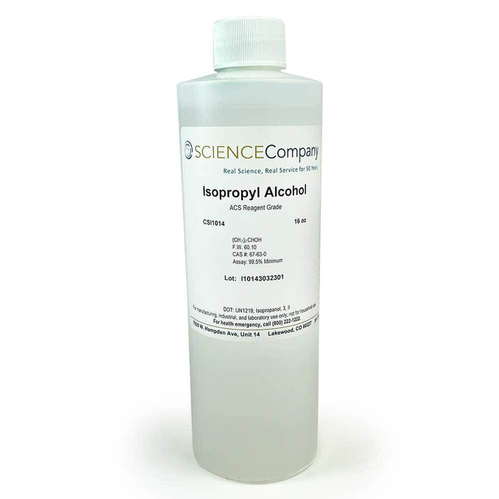 Isopropyl Alcohol, 16oz, Reagent ACS, 99.5%