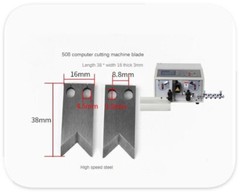 2 PCS/SET SWT508 Wire Stripping Machine Blade with Tungsten Carbide Material New