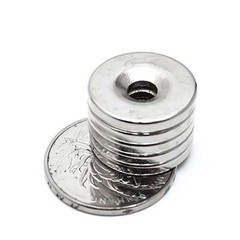 Countersunk Ring Round Disc Strong Magnets Rare Earth Neodymium Hole N35