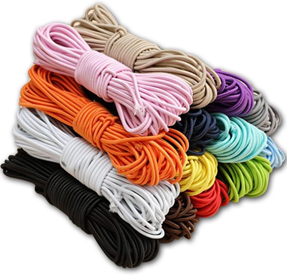 PerkHomy 1/8″ x 50′ Bungee Shock Cord Rope Marine Grade Heavy Duty Polyester Bun