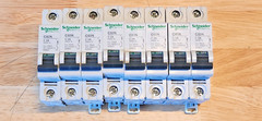 (Lot of 8) SCHNEIDER ELECTRIC C60N-C2A Circuit Breaker 2Amp