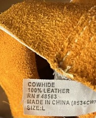 MCR Safety 4952L Welding Gloves Size: L 100% Cowhide Leather