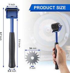 Grinding Wheel Dresser Tool with 40 Replacement Star Cutters Bench Grinder Kit