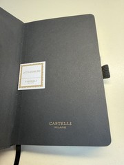 Castelli Milano Copper & Gold Pocket Notebook Journal 192 Pages Made Italy