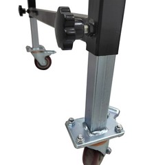 31.5in – 118in Non-power Flexible Expandable Roller Conveyor ABS Skate Wheels