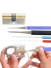 12-Piece Broken Key Extractor Tool Kit for Locksmiths and DIY Enthusiasts