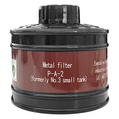 40mm Gas Mask Filter- Emergency Preparedness, Industrial Use, Sealed P-A-2 NEW