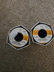 2 New Rolls, Kester Wire Solder 44 Series 24-6040-0027 1 LB Spool. 66/44. 0.80mm