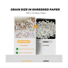 150-Sheet Paper Shredder Heavy Duty, Micro Cut and CDs/Cards, P5 Ultra Securi…