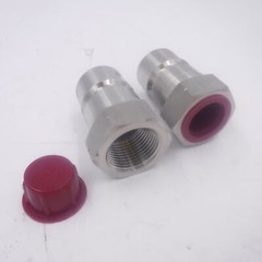 2 Pack Hydraulic Quick Coupler Male, 3/4″ Female Threads