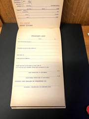 Vintage New England Business Services Duplicate Cash Receipt Book Carbon Paper