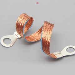 100x Battery Lead Earth Strap Leng 200/250/300mm Flexible Cable Tin Copper Braid