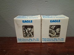 40-PK INSULATED STAPLES White No. 5 EAGLE NEW # 264W-BOX (2 Boxes)