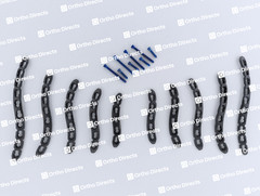 Claviclë S Safety Locking Anatomical Plates 5-9 Hole & LCP Screws 41 Pcs Set Ti