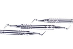 3x Dental Excavator Spoon – Double-Ended Restorative Instruments w/ 18W Handles