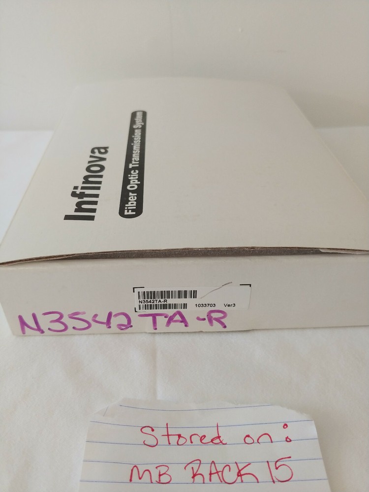 Infinova Fiber Optic Transmission System N3542TA-R New – Free Ship
