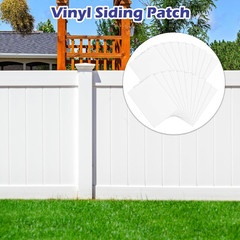 20PCS Vinyl Siding Repair Kit, Self-Adhesive Vinyl Siding and Fence Repair Tape