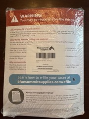 Blue Summit Supplies 4 UP W-2 Tax Forms – 100 Blank Employee Forms & Envelopes
