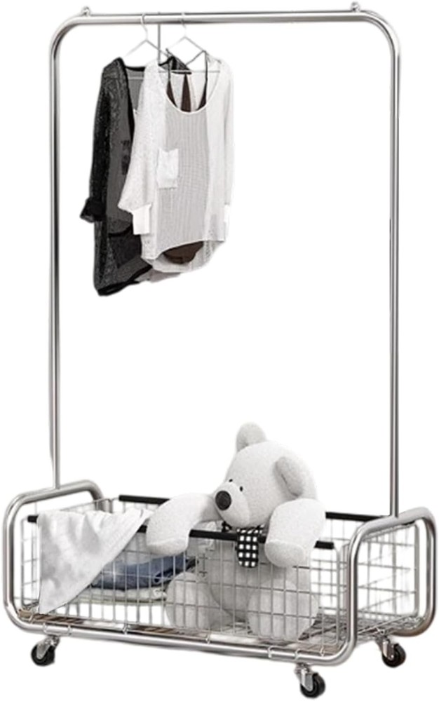 Garment Rack With Storage Baskets,Clothing Rack for Hanging Clothes, Multi-fu…