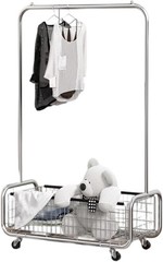 Garment Rack With Storage Baskets,Clothing Rack for Hanging Clothes, Multi-fu…