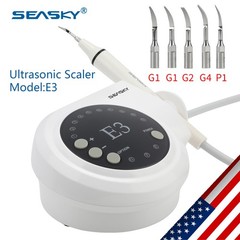 Dental Ultrasonic Piezo Scaler Fit EMS Woodpecker with Handpiece Tips E3+