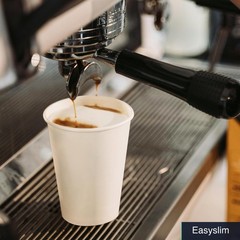 Disposable White Paper Coffee Cups 12 oz 300 Count Hot Beverages