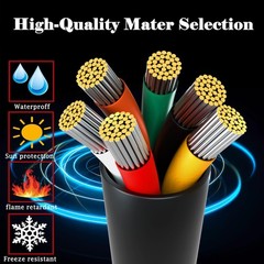 Striveday 20 Gauge Wire 6-Conductor Electrical Wire. 20 Awg Stranded Flexible