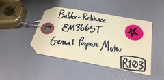 Baldor-Reliance EM3665T-8 Super-E Motor 5HP 1750RPM 3-Ph (R103)