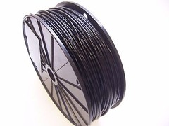 BLACK Vinyl Coated Wire Rope Cable, 3/32″ – 1/8″, 7×7, 250 ft reel