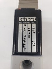 Burkert Type 330 3/2 Way Solenoid Valve Direct Acting Pivoted Armature