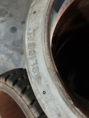 15x5x11-1/4 Forklift Smooth Press On Tire 15x5x11.25 non MARKING #T65G40PR7