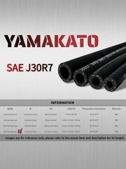 YAMAKATO 1/4 Inch ID Fuel Line Hose Reinforced 6 Feet 6 Feet, Black