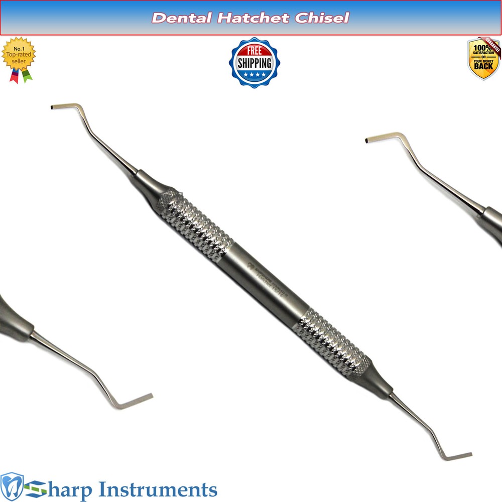 Chisel HATCHETS #NZH15/16 1.2MM Beveled Cutting Chisels Dental Surgical Tools CE