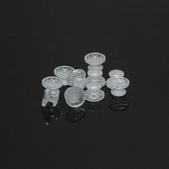 100pcs Dental Ortho Lingual Button Bondable Round/Rectangular Base Ceramic/Metal