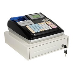 Square POS Terminal Cash Register Complete W/ Printer, And Cash Drawer, 48 Keys