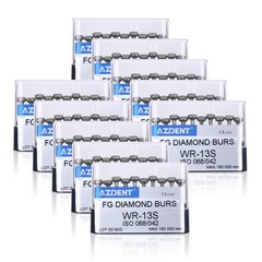 10pcs/pk Dental FG Diamond Burs WR-13S Circular Wheel For High Speed Handpiece