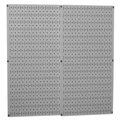 2 Pack Metal Wall Pegboard Peg Board Panel Organizer Shelf Display Tools Garage