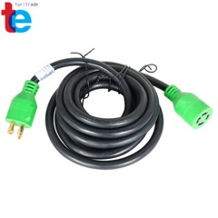 Generator Extension Cord 15 Ft 4 Prong Power Cable 10 4 30 Amp Adapter Plug