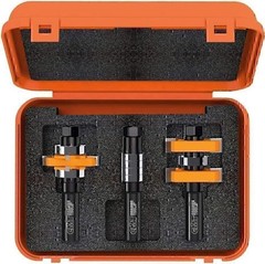 CMT 800.625.11 Adjustable Tongue and Groove Bit Set for Mission Style Cabinet…