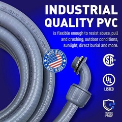 25ft Flexible Electrical Conduit Kit, Type B