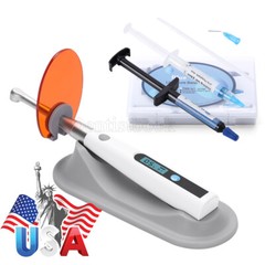 Dental Orthodontic Light Cure Adhesive Blue Glue Kit/Resin LED Curing LIght Lamp