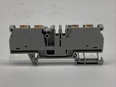 Allen Bradley 1492-P3Q Feed-Through Push In Terminal Block Light Grey LOT OF 6