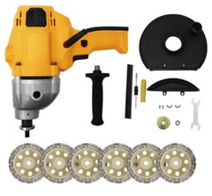 2600W Concrete Cement Floor Wall Rough Grinding Machine 1-3000r/min 220V
