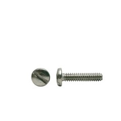 #4-36 x 1/4″ PAN HEAD SLOTTED, MACHINE SCREWS, STAINLESS STEEL, 18-8, SELECT QTY