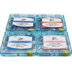 100Sets Dental Orthodontic Buccal Tube 1st 2nd Molar Roth/MBT 022/018 Mesh Base
