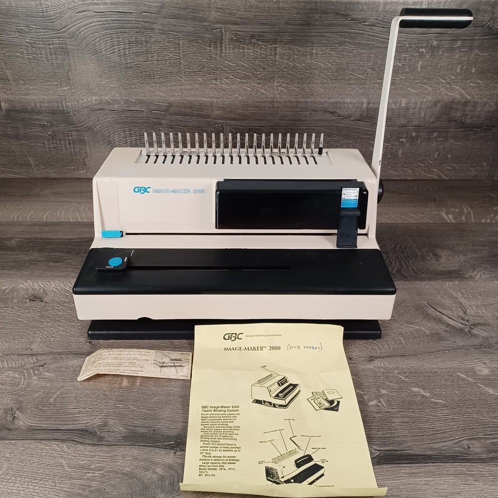 GBC Image Maker 2000 Comb Binding Machine